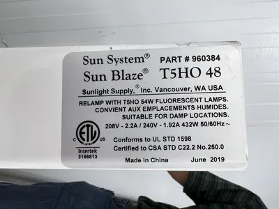 Sun System Sun Blaze T5HO48 Grow Lights