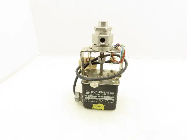 General Electric 71111 KVB Enertec CFDS Motorized Ball Valve 115VAC 150W 1/4"NPT