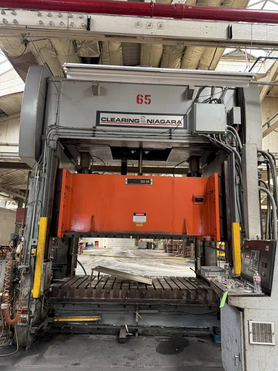 Used 1998 CLEARING NIAGARA SC2-400-120-60 Straight Side Presses Ohio US | G-2000, Inc. #1063173