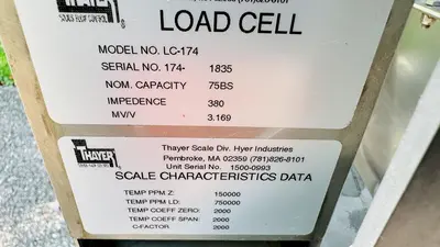 NEW 2020 THAYER SCALE PF-SC-S-4.5