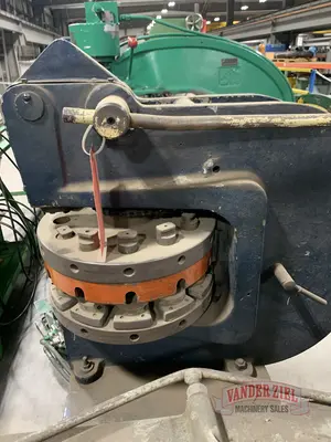 Rotex Rotary Turret Hand Punch, on floor stand, 12", 12 station