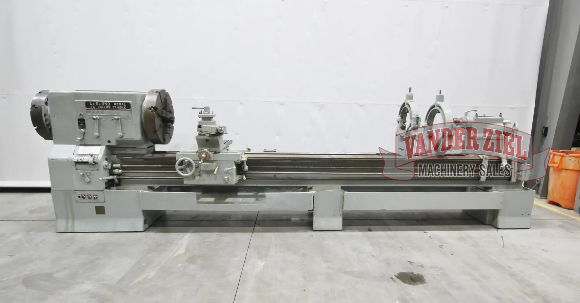 LeBlond 32” x 144” Regal 24” Hollow Spindle Lathe with 3” Raise Head