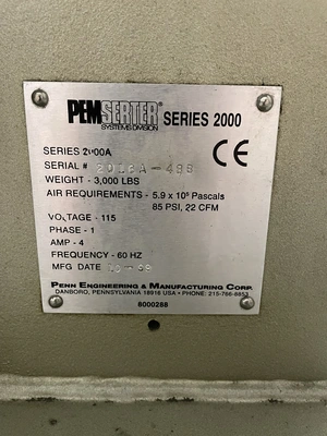 1999 PEMSERTER 2000A Insertion Machines | Production Asset (4)