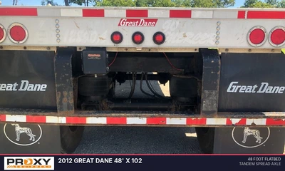 Used 2012 GREAT DANE 48' X 102 Flatbed Trailers Kentucky US | Proxy Equipment #1377797