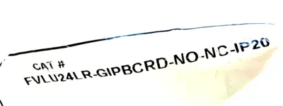 NEW C3 CONTROLS FVLU24LR-GIPBCRD-NO-NC-IP20 ILLUMINATED PUSHBUTTON