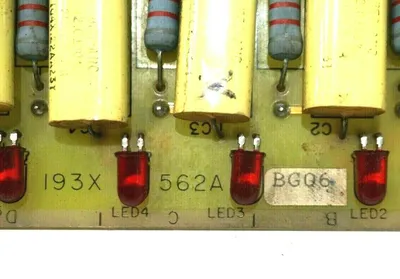 USED GENERAL ELECTRIC 193X562ABG06 RELAY BOARD