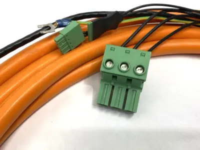 USED BOSCH REXROTH SERVO MOTOR HYBRID CABLE 5M RH2-025DBB-NN-005,0