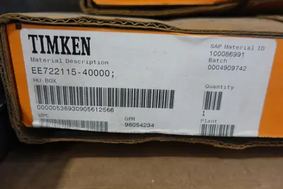 PALLET OF ASSORTED TIMKEN BEARINGS