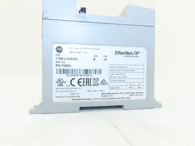 Allen Bradley 1766-L32AWA MicroLogix 1400 Controller Module 32 Point Ser B FW 16
