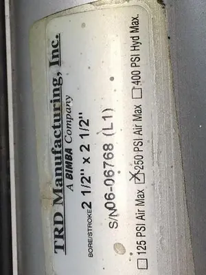 USED TRD MANUFACTURING INC 2.5X2.5
