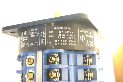 NEW KRAUS & NAIMER A30 A376-609 ROTARY SWITCH A30A376609