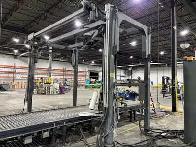 M.J MAILLIS WULFTEC MODEL #WCRT-200 LARGE CAPACITY SHRINK WRAP MACHINE: YOBRO #25092