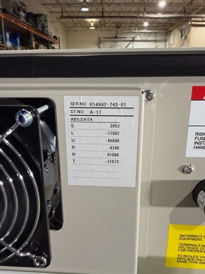 USED 2014 YASKAWA MOTOMAN HP20D