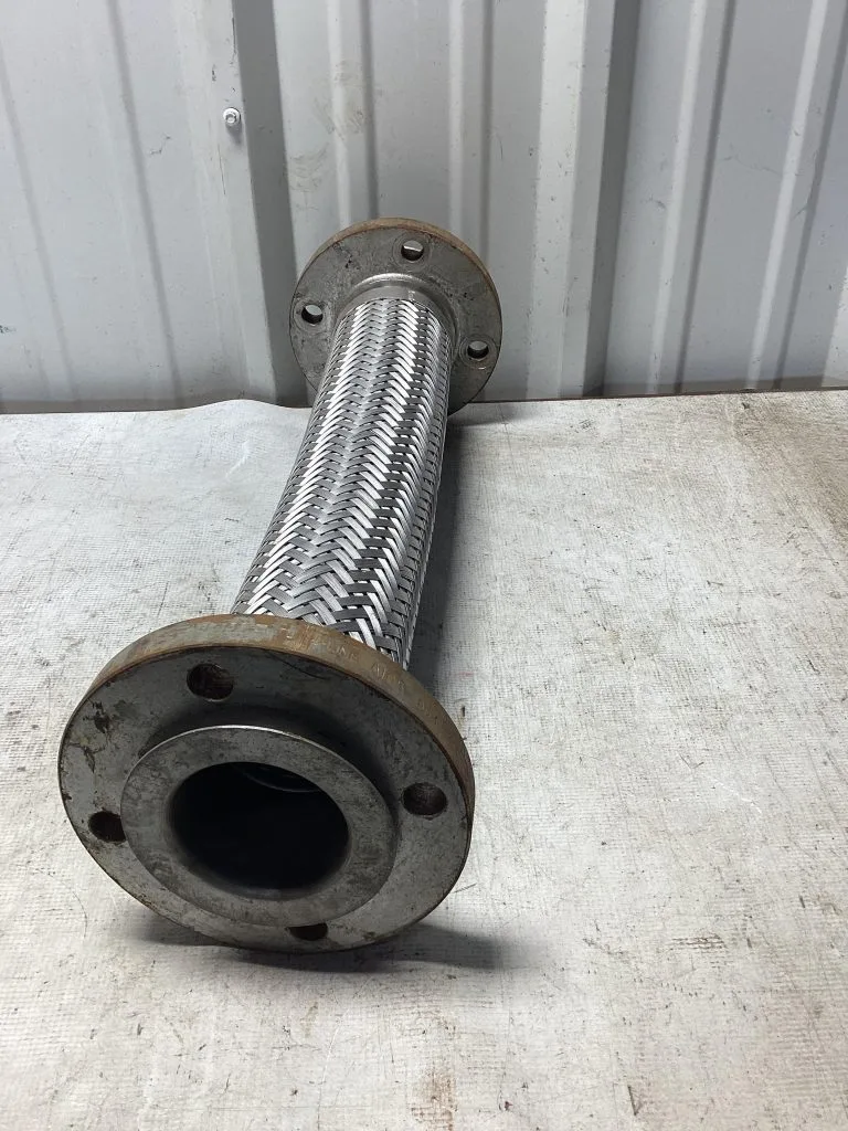 3″ X 24″ Braided Stainless Steel Flex Pipe Expansion Joint -NOS