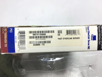3Com 3C980B-TX Fast Ethernet 10/100 Server Network Interface Card-FULL KIT