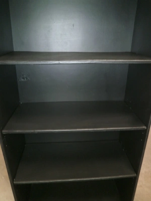 Custom Black Design storage Design Furniture Re-purpose 34"X"x16"X 80" 5 shelves