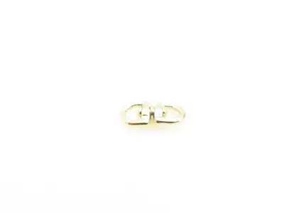 EquipRite 3/8" x 1-1/2" Double Swivel Cable Snap Eye Hook Link  Box of 300