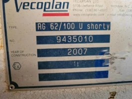 USED 2007 VECOPLAN RG62" /100 U SHORTY