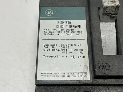 USED GENERAL ELECTRIC TED136050