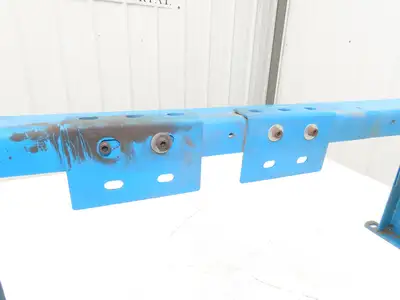 Hytrol MS-4 30"W Conveyor Leg Floor Support 15-5/8" to 21-5/8"H  BLUE