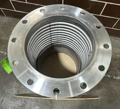 Stainless Steel Bellows Expansion Joint 19” OD x 13” ID x 20.5” Total Length
