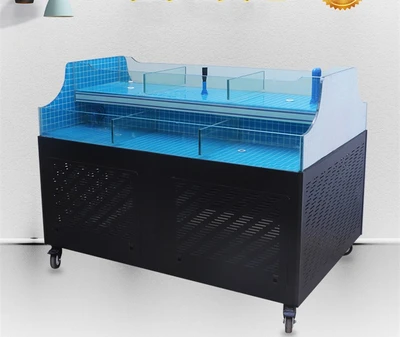 171-0318 60" Live Seafood Self Contained Display Tank Cooler