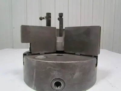 Cushman 12-36B 3 Jaw accra-set straight recess 12"dia chuck spindle mount