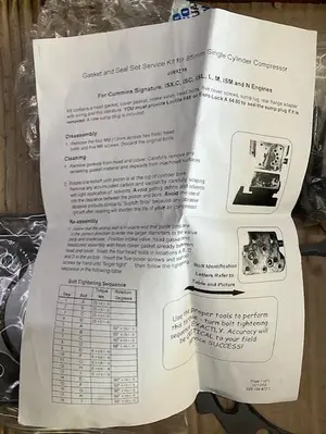 Cummins 85mm Gasket and Seal Kit PN 4089238