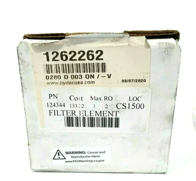 NEW HYDAC 1262262 FILTER ELEMENT