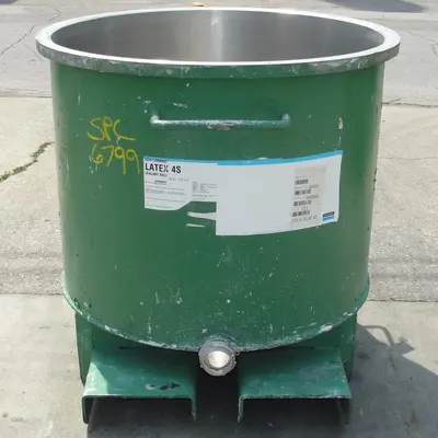 SPC6799  Mixer and Blender 125 gallon Ross change can Stainless Steel 39.25" inside diameter 31.5" inside height