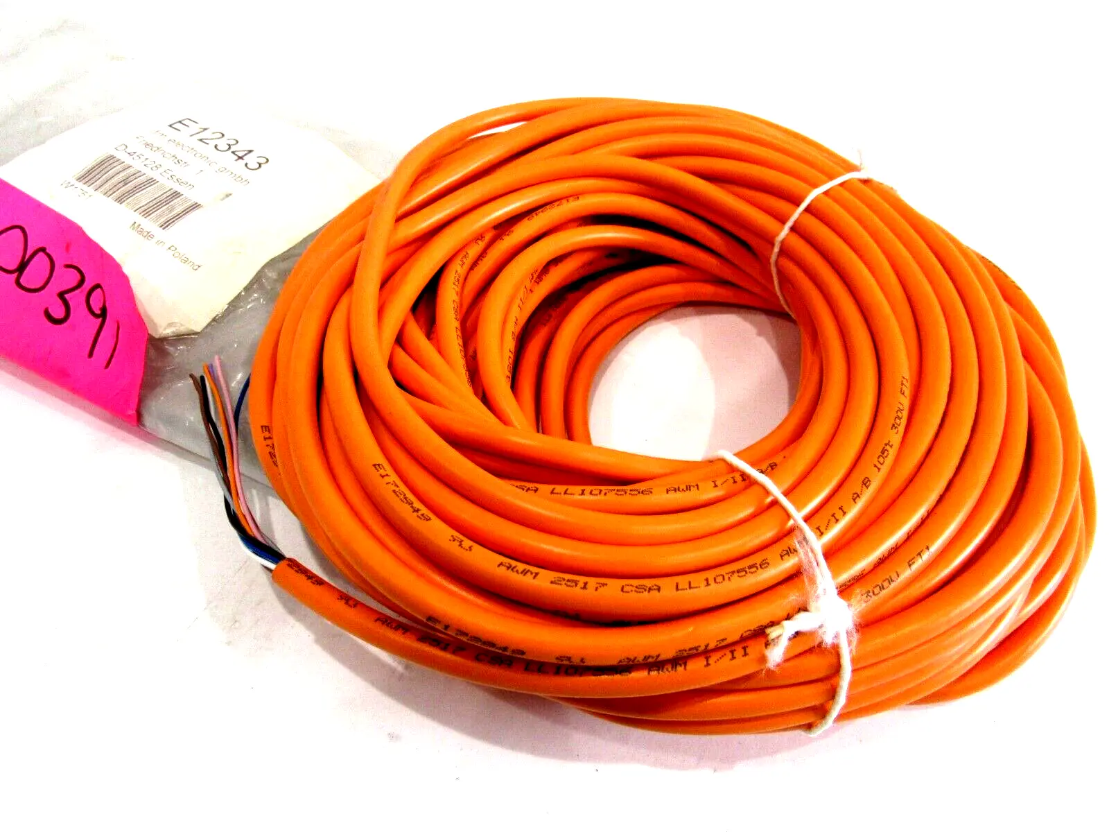 NEW IFM ELECTRONIC E172949 FEMALE CORDSET E12343
