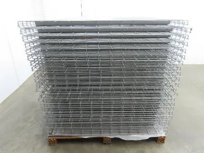 New Pallet Rack Wire Deck 48x52" Waterfall 3 Step Channel Racking 2500lb Mesh