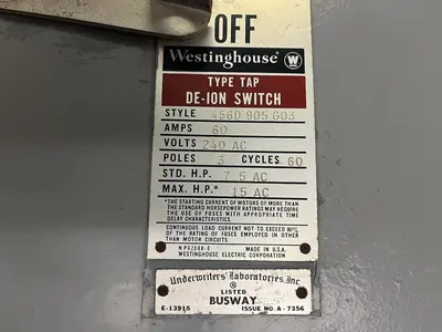 USED WESTINGHOUSE 456D-905-G03
