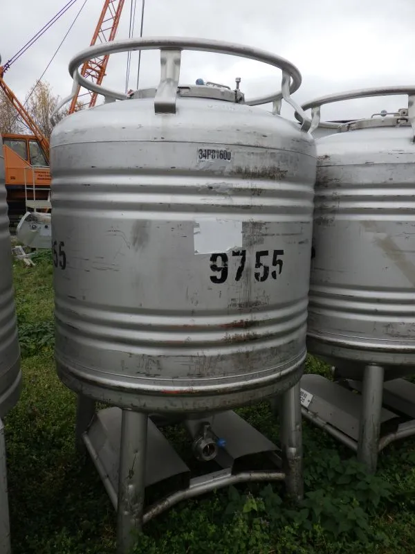 800 L Used Stainless Steel Storage Tank