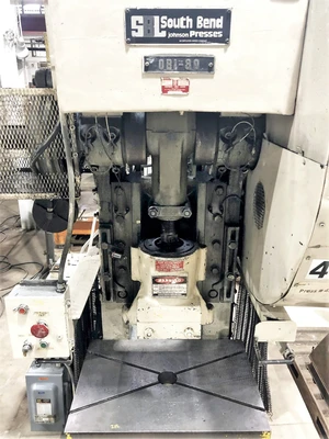 USED 1980 SOUTH BEND JOHNSON SOUTH BEND JOHNSON 80-FW-AC PRESS