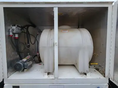 Trailer w/ Fuel Tank + Wash Cabinet & Pump