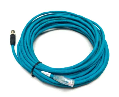 USED LUMBERG AUTOMATION DOUBLE ENDED ETHERNET CABLE 90004075