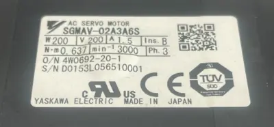 NEW YASKAWA SGMAV-02A3A6S AC SERVO MOTOR SGMAV02A3A6S