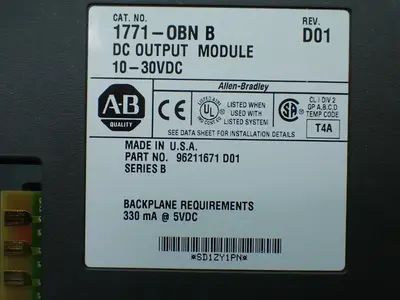 Used ALLENBRADLEY 1771OBN PLC Input & Output Ohio US | HGR 24 #879766