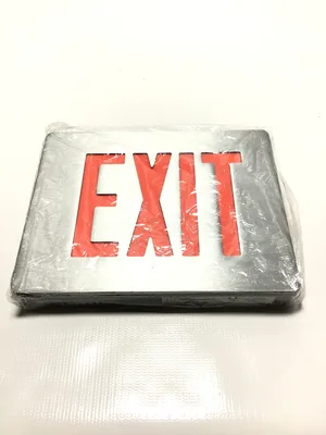 Hubbell Dual-Lite SEDRBNEI Die-Cast Aluminum LED Exit Sign