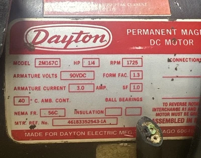 USED Dayton 2M167C