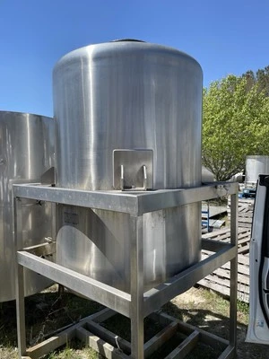 Used Holland & Son 500 Gallon Stainless Steel Tanks Georgia US | Athens Packaging & Processing #914792