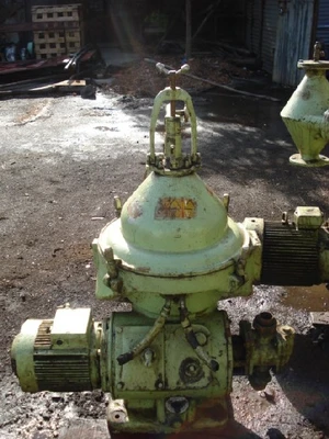 (3) Alfa-Laval WHPX 505 TGD-24-60 oil purifiers, SS bowl.