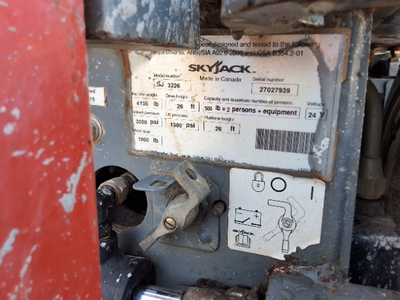 USED 2016 Skyjack SJ3226