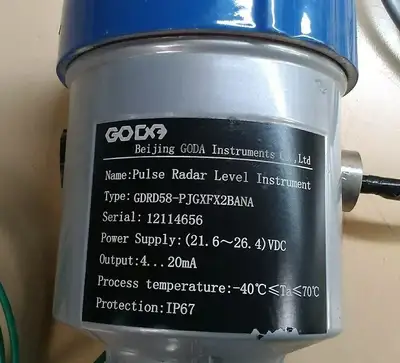 GODA - GDRD58-PJGXFX2BANA PULSE RADAR LEVEL INSTRUMENT 6D