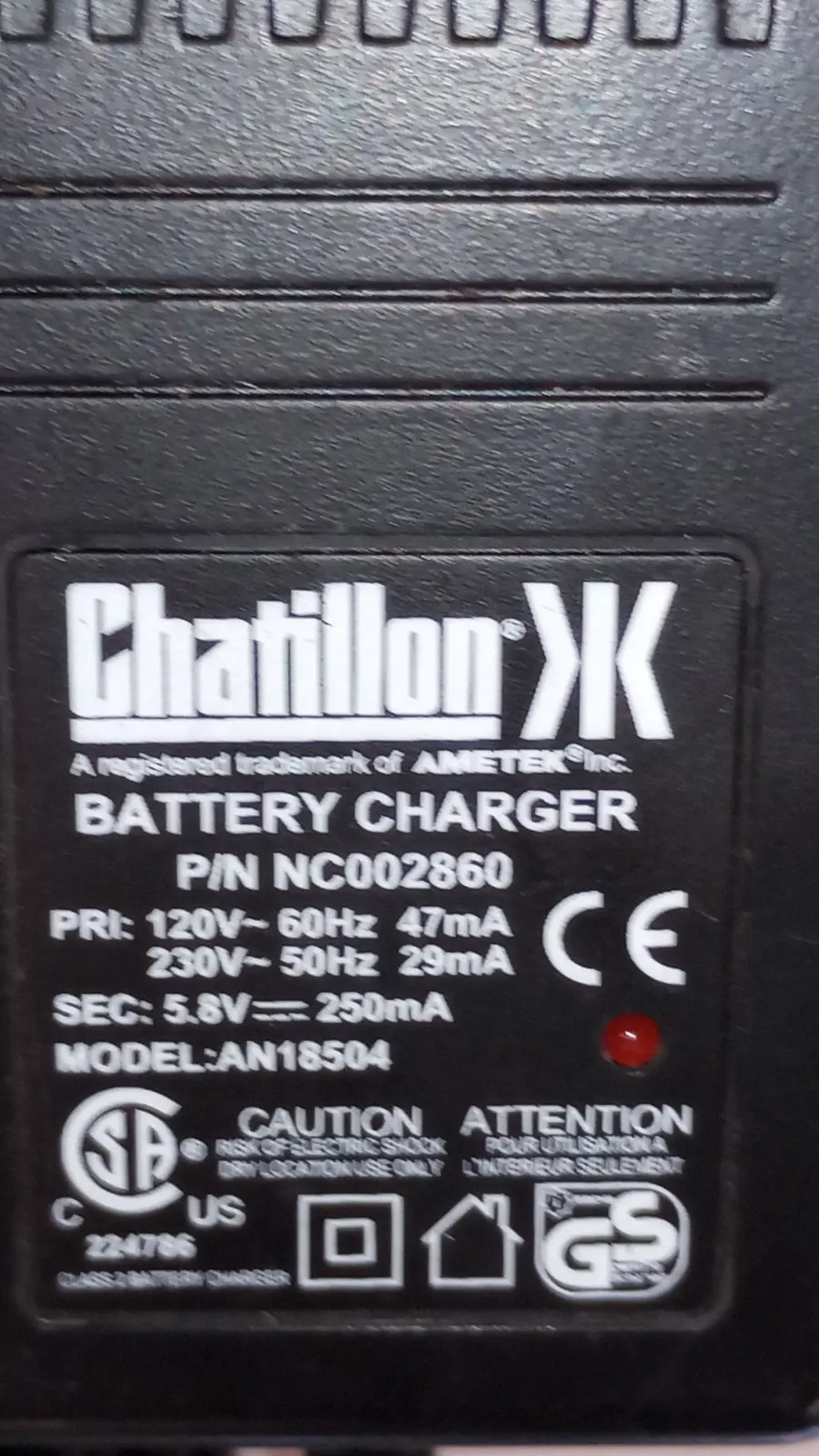 Used CHATILLON Model # AN 18504 Power Supplies Arizona US | ASSET CONVERSION SPECIALISTS, INC. #1333461