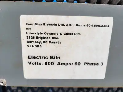 Blue Electric Kiln Bed w/ AutoFire Controller
