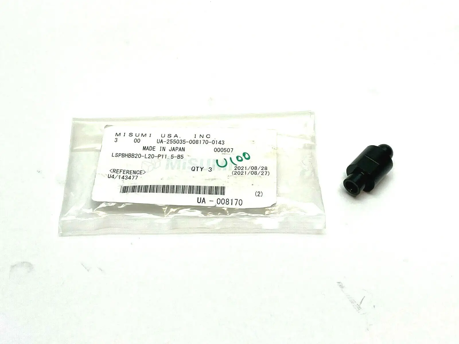 LSPBHBB20-L20-P11.5-B5 | MiSUMi  Support Pin - New
