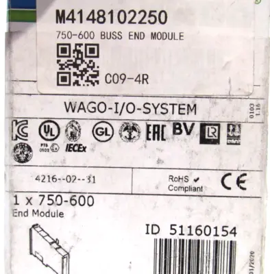NEW WAGO 750-600 END MODULE 750600