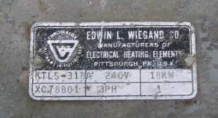 USED EDWIN WIEGAND CO. KTLS-318
